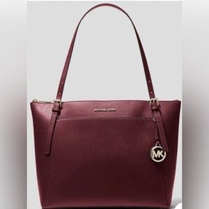 Michael Kors Burgundy Shoulder Bag